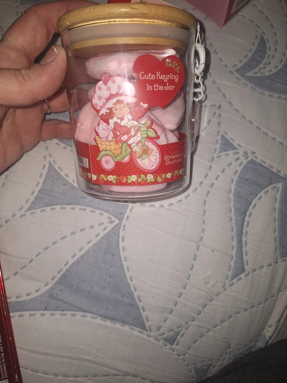 Strawberry Shortcake Cosmetic Bag Eyeshado Contour Lip Balm Makep Blenders